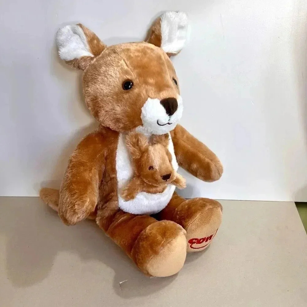 Build-A-Bear Workshop Exclusive Kangaroo and Baby Joey Plush Stuffed Animal - Picture 7 of 14